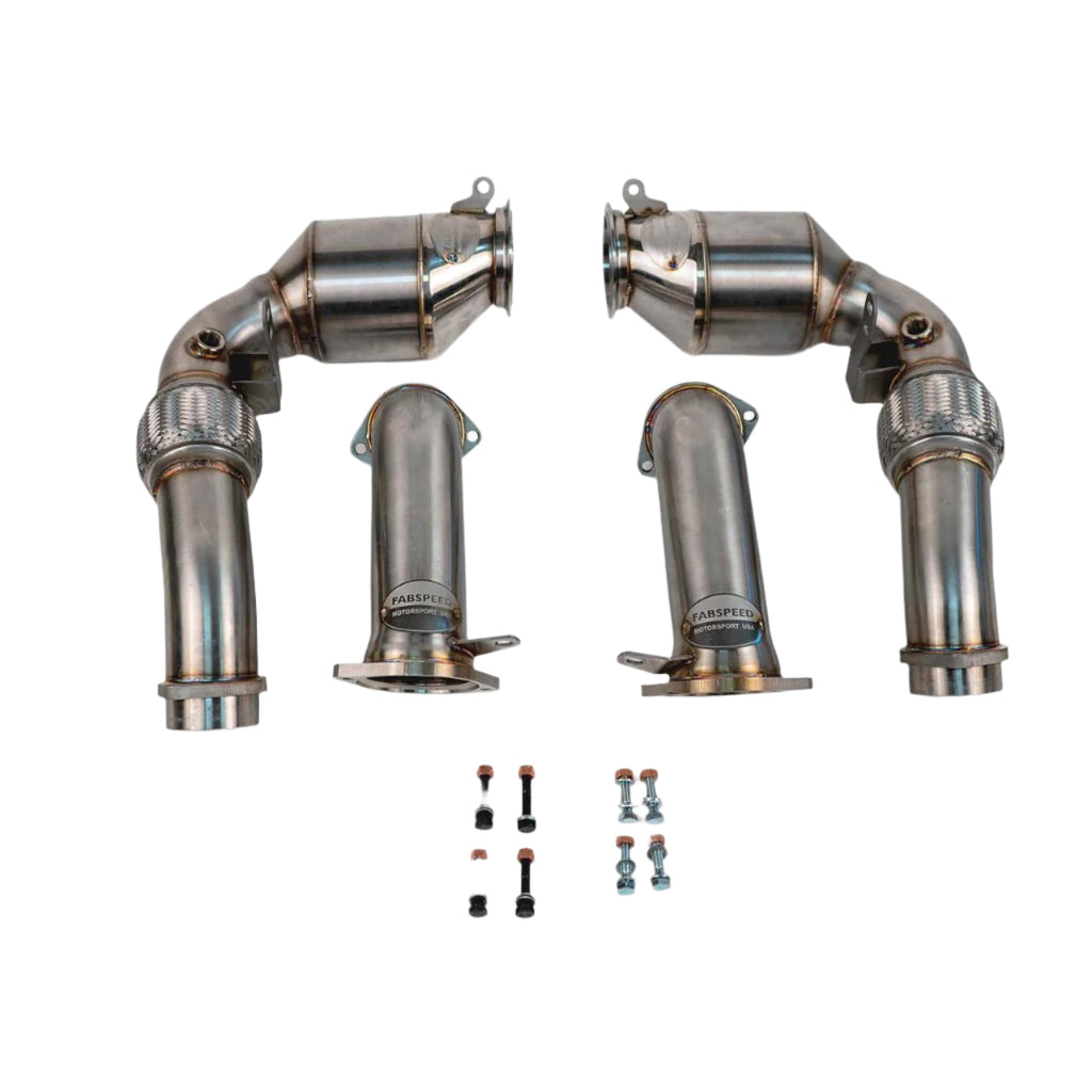 Fabspeed BMW X5M / X6M Primary Sport Catalytic Converter Downpipes 2024+