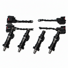Load image into Gallery viewer, DeatschWerks 650cc fuel injector set of four, product studio shot