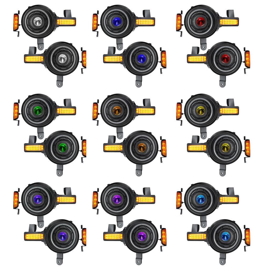 ORL5886-BC2-Oracle 2021+ Ford Bronco Oculus Bi-LED Projector Headlights - Color SHIFT LED-Headlights-ORACLE Lighting