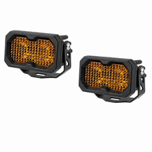 Load image into Gallery viewer, Stay visible off-road with the Diode Dynamics C2 2.0 LED Chase Light Kit featuring yellow flood pods, red backlight, TIR optics, and IP69K waterproofing.
