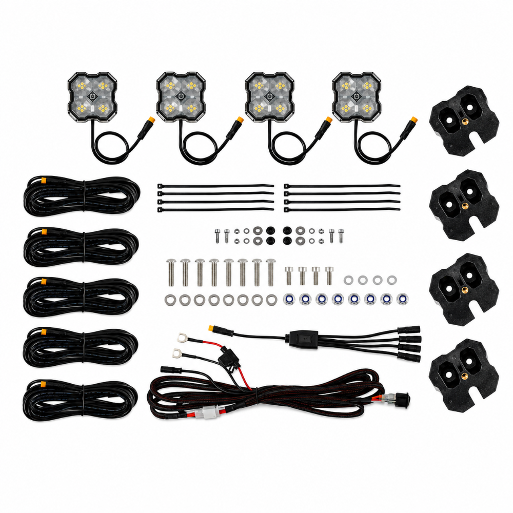 DD8911 Diode Dynamics Roof Rack Scene Light Amber/White Kit