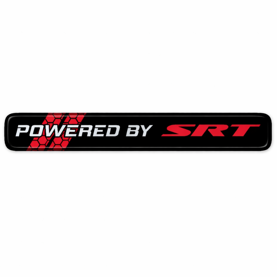 gloss black SRT badge