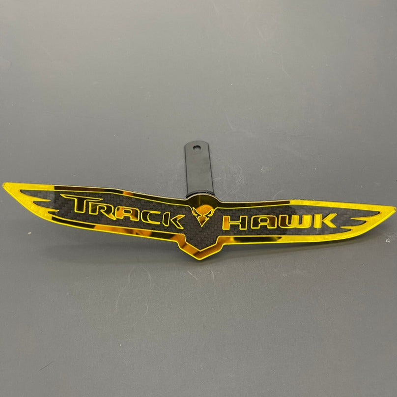 Trackhawk Trunk Badge / Emblem: 10" x 1.75"-Exterior Trim-Exotic Innovations