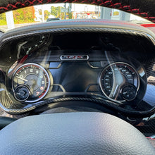 Load image into Gallery viewer, 2019+ RAM 1500/ TRX / RHO Instrument gauge bezel carbon fiber cover Exotic Innovations