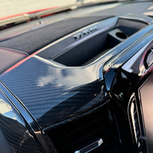 Load image into Gallery viewer, 2019+ RAM 1500/ TRX / RHO Uconnect carbon fiber top trim-Exotic Innovations
