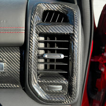 Load image into Gallery viewer, 2019+ RAM 1500/ TRX / RHO carbon fiber dash air vent bezels covers Exotic Innovations