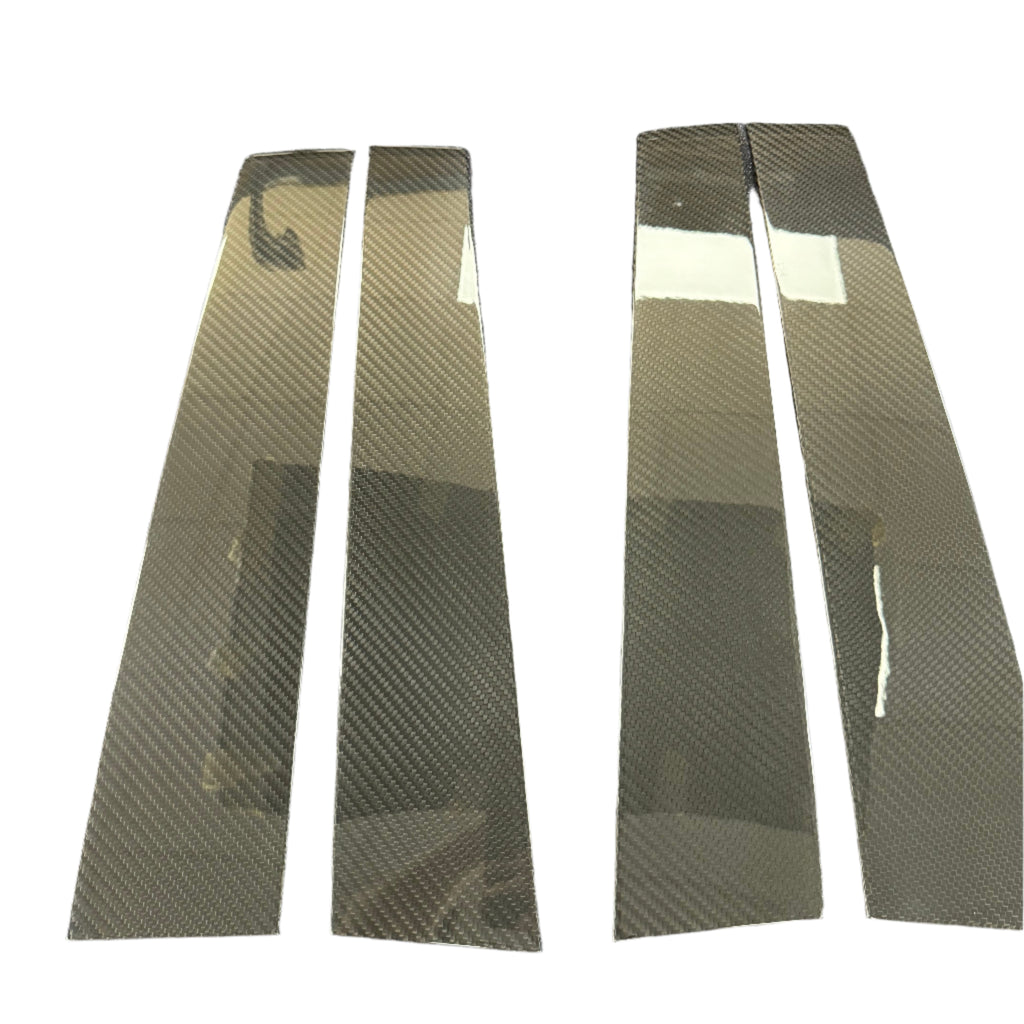 RAM 1500/ TRX / RHO carbon fiber exterior widow pillar covers-Exotic Innovations