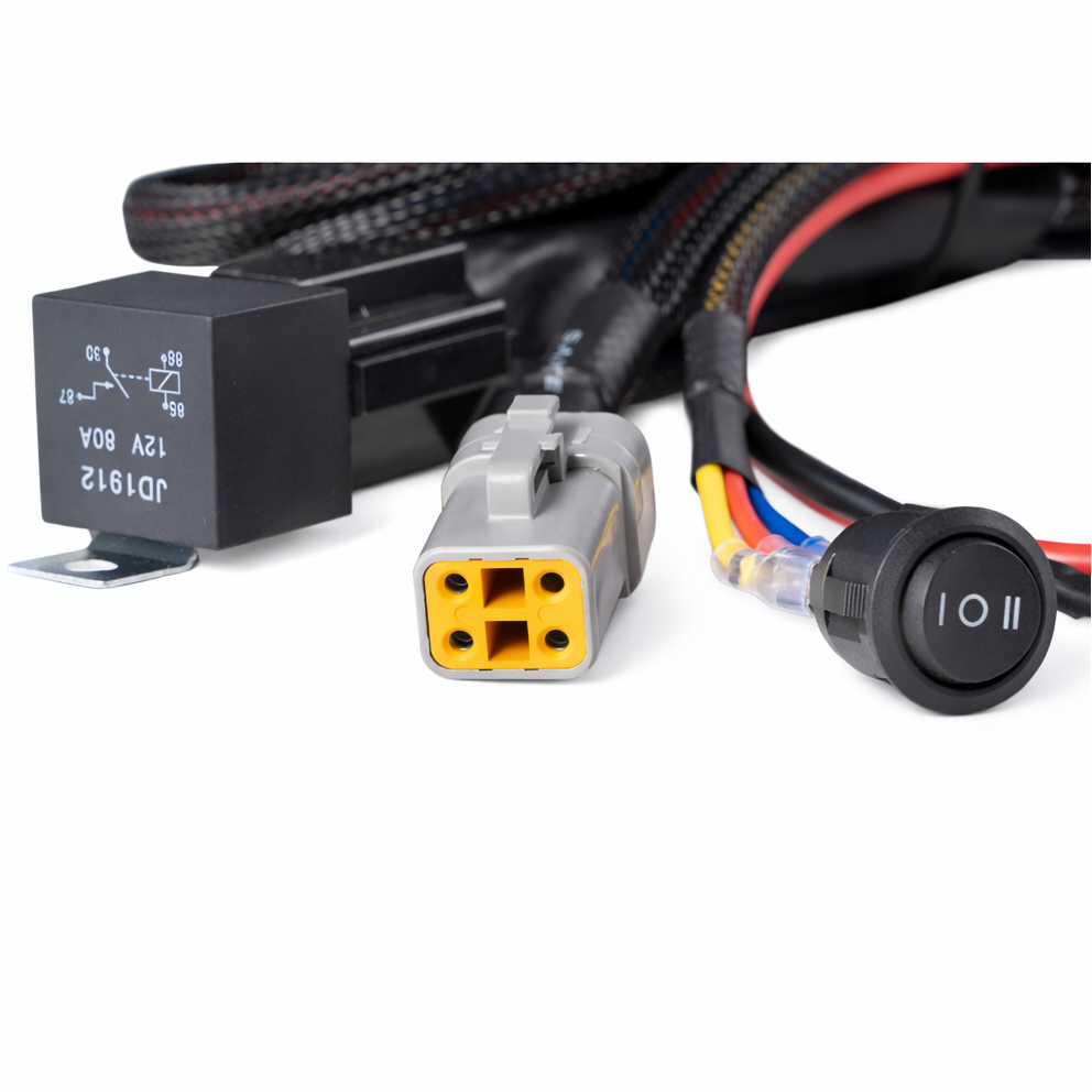 High-capacity 10AWG wiring detail