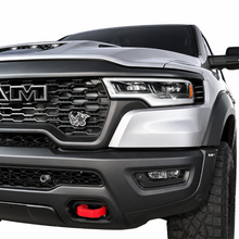 Load image into Gallery viewer, carbon fiber Rhino grille badge