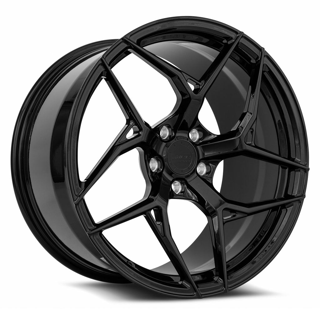 MRR Wheels MRR Forged F10 20x11 48 5x120mm 66.9mm Gloss Black Left