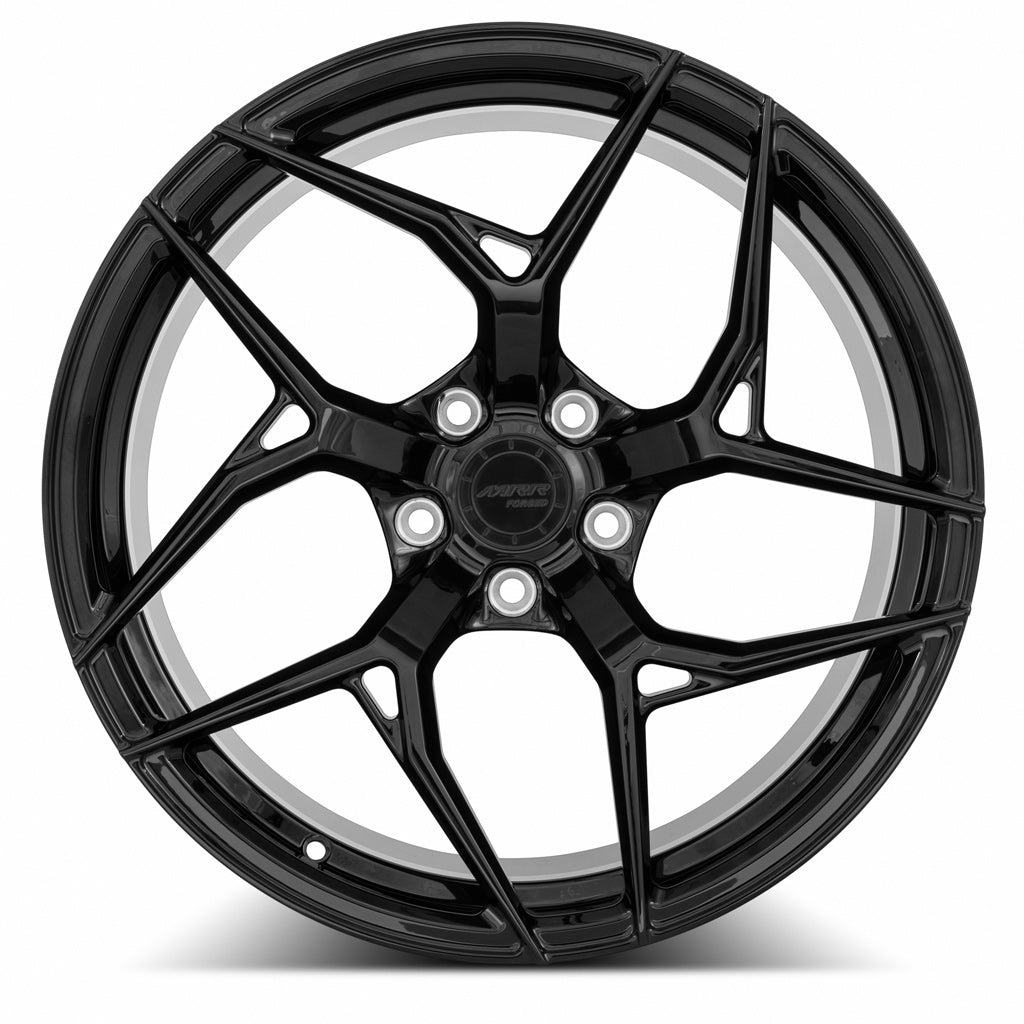 MRR Wheels MRR Forged F10 20x11 48 5x120mm 66.9mm Gloss Black Left
