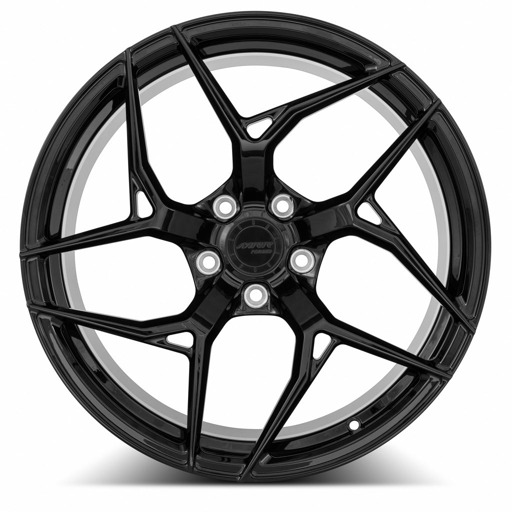 MRR Wheels MRR Forged F10 20x11 48 5x120mm 66.9mm Gloss Black Right