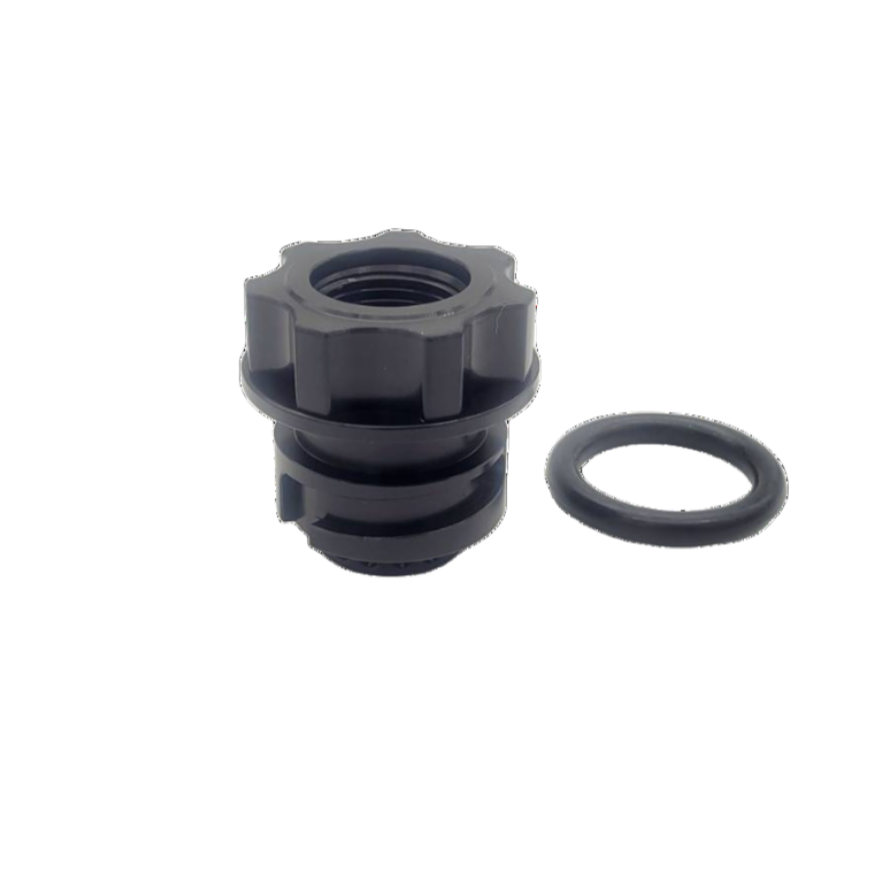Granatelli GM LS/LT / Ford Coyote -10AN ORB Female Threaded Insert Vented Oil Fill Cap - Black Granatelli Motor Sports