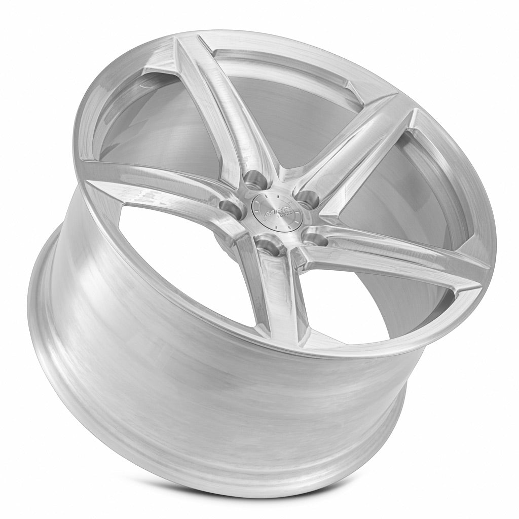 MRR Wheels MRR Forged F23 20x11 48 5x120mm 66.9mm Brushed Clear Left