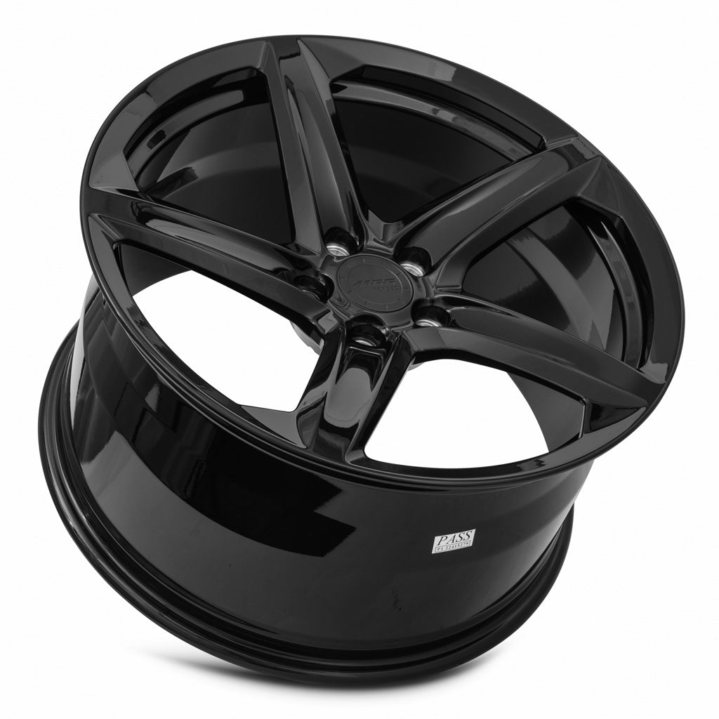 MRR Wheels MRR Forged F23 20x11 48 5x120mm 66.9mm Gloss Black Right
