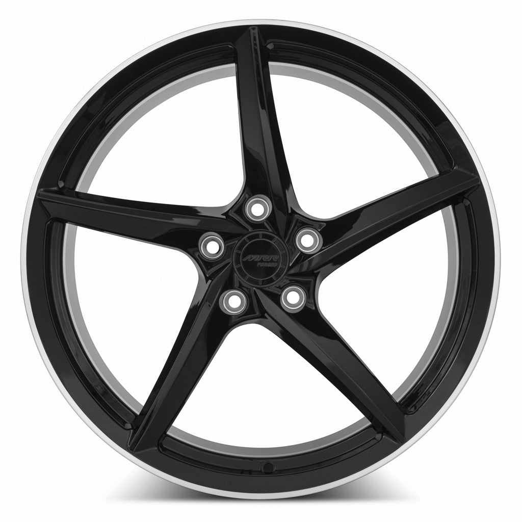 MRR Wheels MRR Forged F25 20x11 48 5x120mm 66.9mm Gloss Black Left