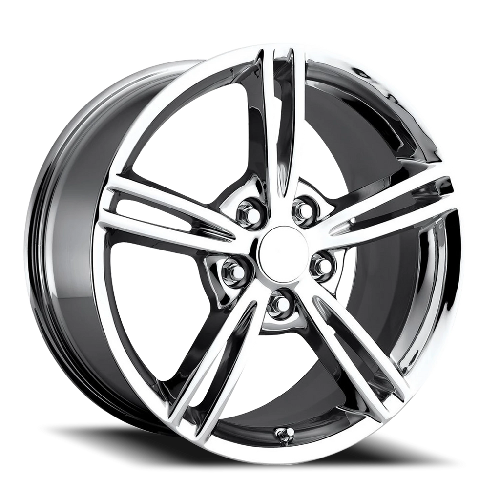 Factory Reproductions Factory Reproductions FR 12 2008 C6 Corvette Replica CH 19x11 +64 5x120.65mm 70.3mm Chrome
