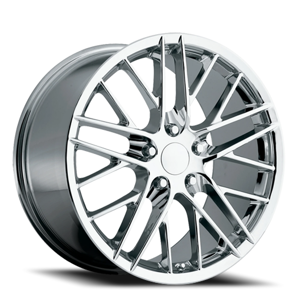 Factory Reproductions Factory Reproductions FR 15 2009 C6 ZR1 Corvette Replica CH 19x10 +40 5x120.65mm 70.3mm Chrome