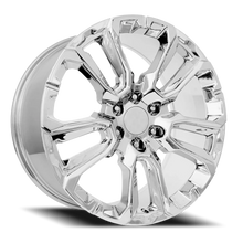 Load image into Gallery viewer, Factory Reproductions Factory Reproductions FR 201 GM Split 5 Spoke Replica CH 22x9 +28 6x139.7mm 78.1mm Chrome