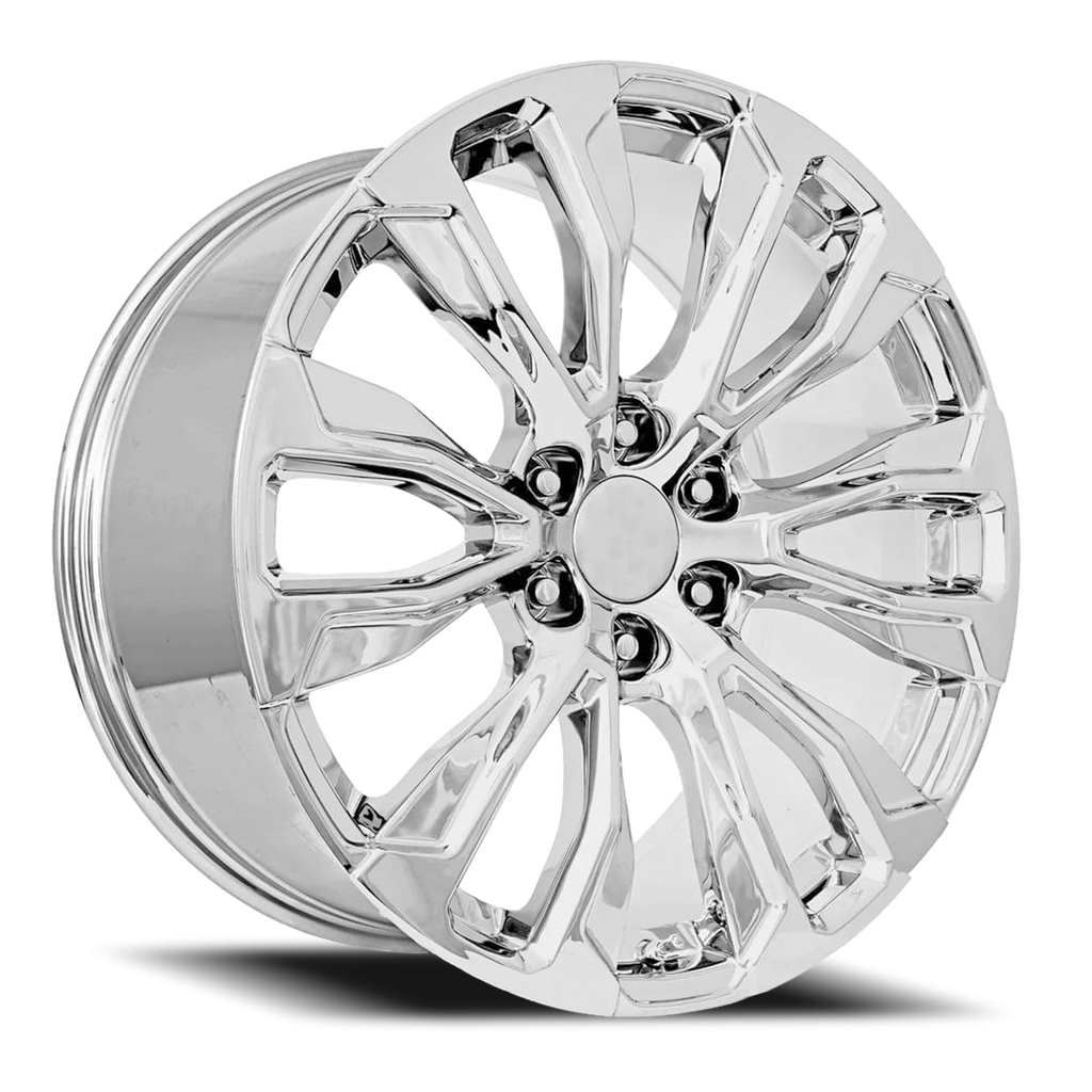 Factory Reproductions Factory Reproductions FR 203 GMC Denali Replica CH 24x10 +31 6x139.7mm 78.1mm Chrome