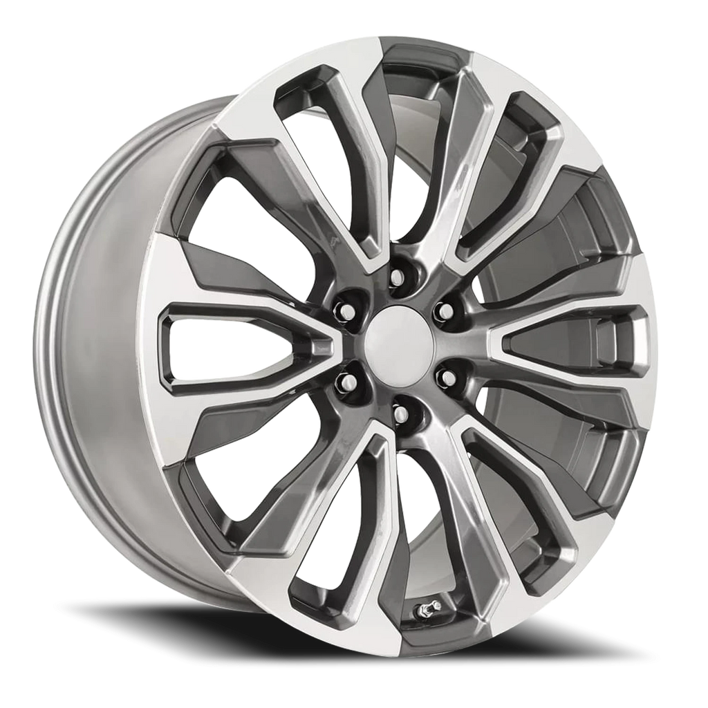 Factory Reproductions Factory Reproductions FR 203 GMC Denali Replica GMF 22x9 +28 6x139.7mm 78.1mm
