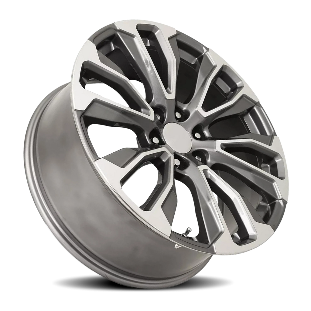 Factory Reproductions Factory Reproductions FR 203 GMC Denali Replica GMF 22x9 +28 6x139.7mm 78.1mm
