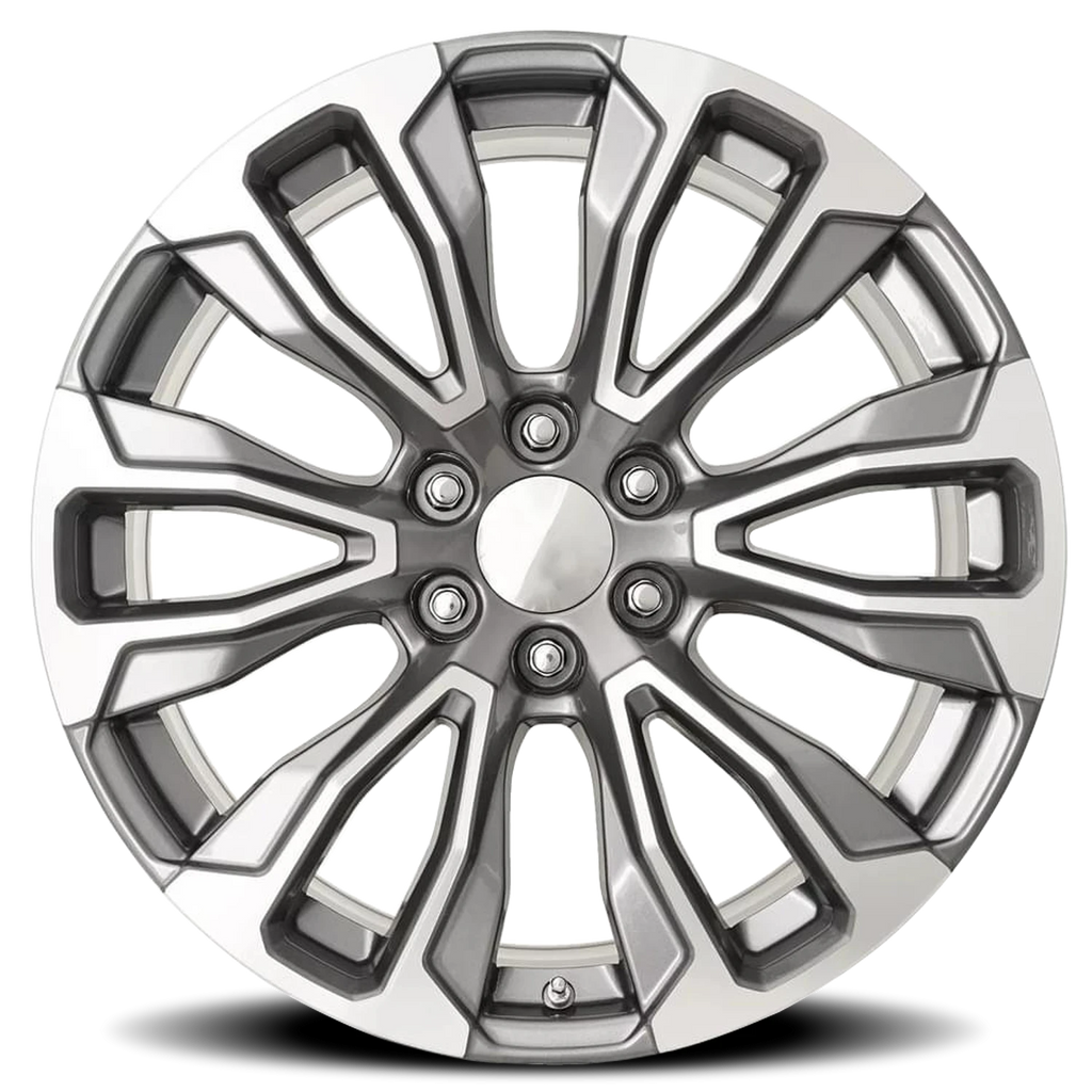 Factory Reproductions Factory Reproductions FR 203 GMC Denali Replica GMF 22x9 +28 6x139.7mm 78.1mm