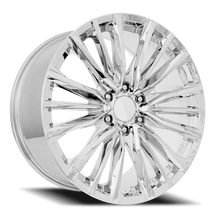 Load image into Gallery viewer, Factory Reproductions Factory Reproductions FR 205 Platinum V Replica CH 24x10 +28 6x139.7mm 78.1mm Chrome