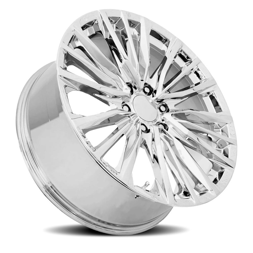 Factory Reproductions Factory Reproductions FR 205 Platinum V Replica CH 26x10 +28 6x139.7mm 78.1mm Chrome