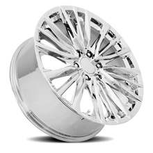 Load image into Gallery viewer, Factory Reproductions Factory Reproductions FR 205 Platinum V Replica CH 22x9 +28 6x139.7mm 78.1mm Chrome