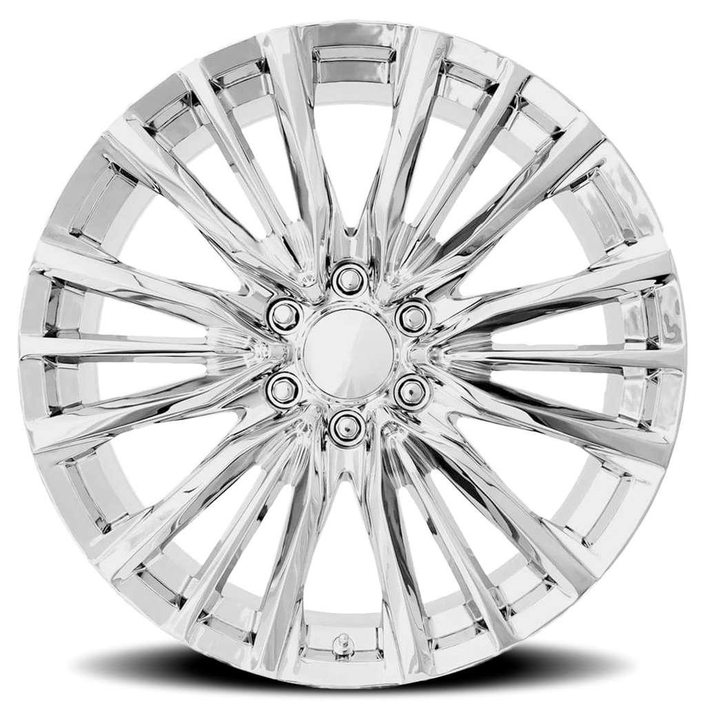 Factory Reproductions Factory Reproductions FR 205 Platinum V Replica CH 26x10 +28 6x139.7mm 78.1mm Chrome