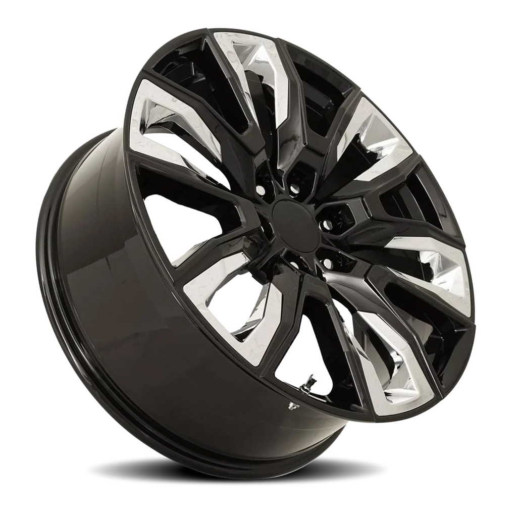 Factory Reproductions Factory Reproductions FR 207 GM Split 6 Spoke Replica CH 22x9 +28 6x139.7mm 78.1mm