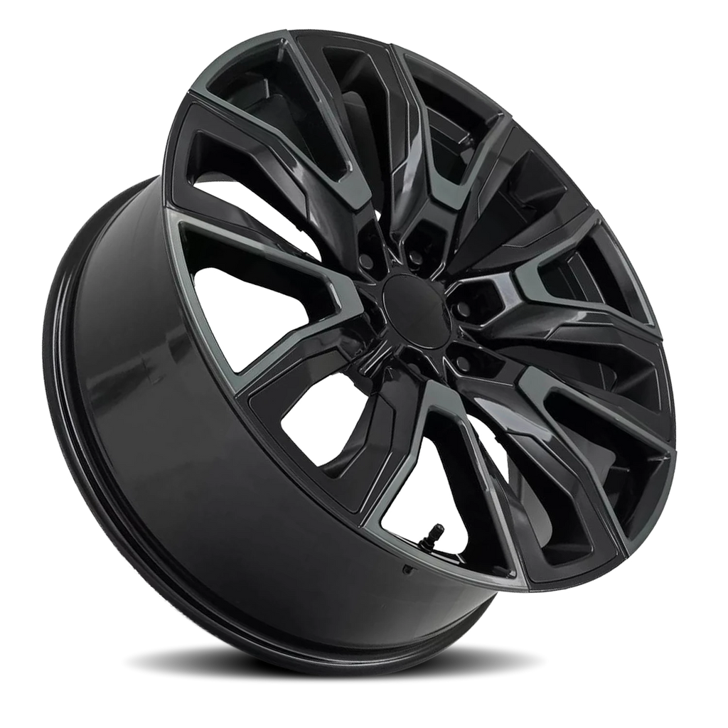 Factory Reproductions Factory Reproductions FR 207 GM Split 6 Spoke Replica GB 24x10 +31 6x139.7mm 78.1mm Gloss