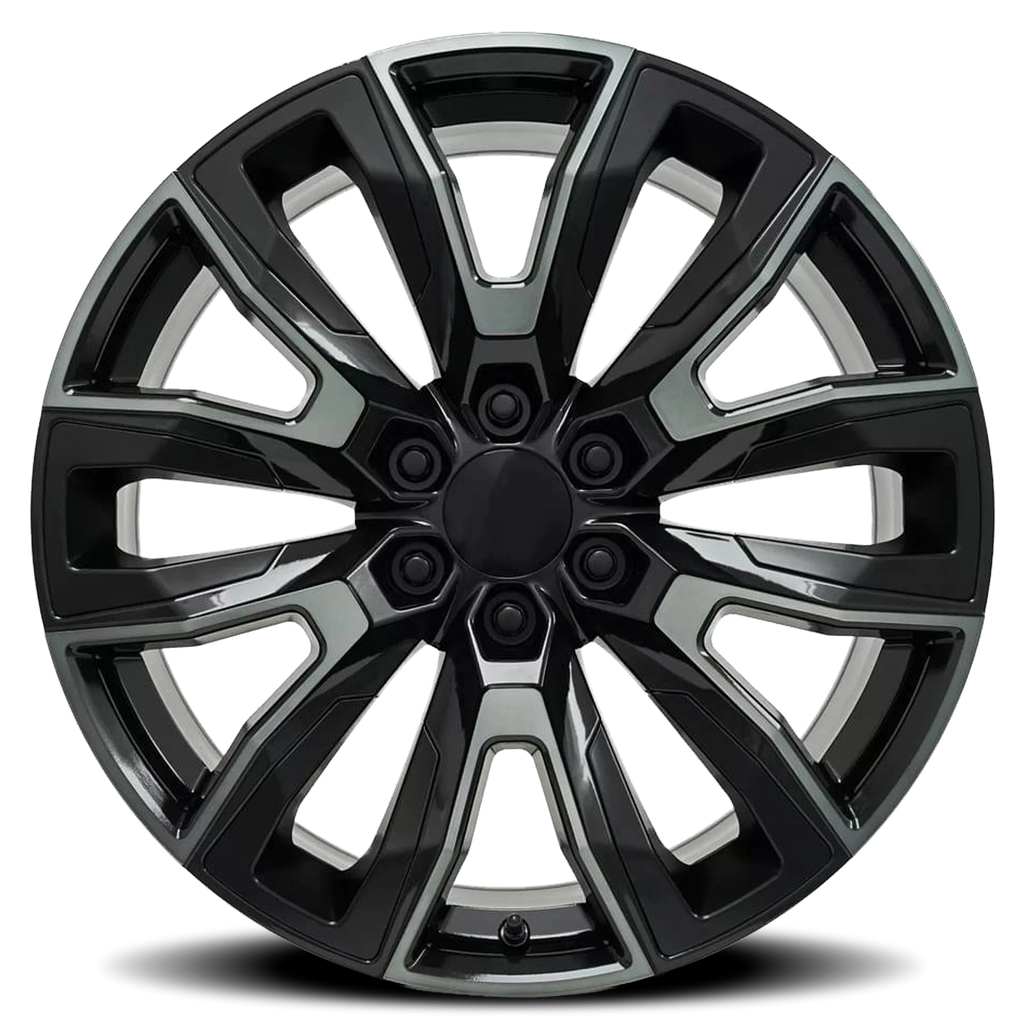 Factory Reproductions Factory Reproductions FR 207 GM Split 6 Spoke Replica GB 24x10 +31 6x139.7mm 78.1mm Gloss