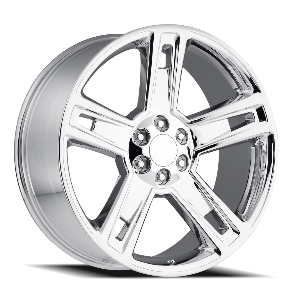 Factory Reproductions Factory Reproductions FR 34 Chevrolet Silverado Replica CH 22x9 +24 6x139.7mm 78.1mm Chrome