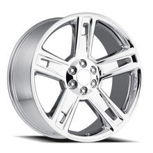Load image into Gallery viewer, Factory Reproductions Factory Reproductions FR 34 Chevrolet Silverado Replica CH 22x9 +24 6x139.7mm 78.1mm Chrome