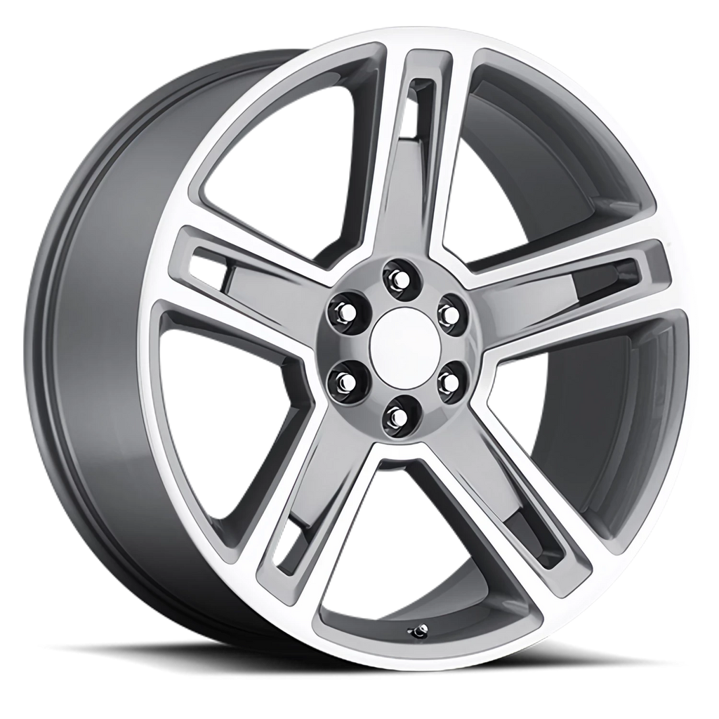 Factory Reproductions Factory Reproductions FR 34 Chevrolet Silverado Replica GY 22x9 +24 6x139.7mm 78.1mm Gloss