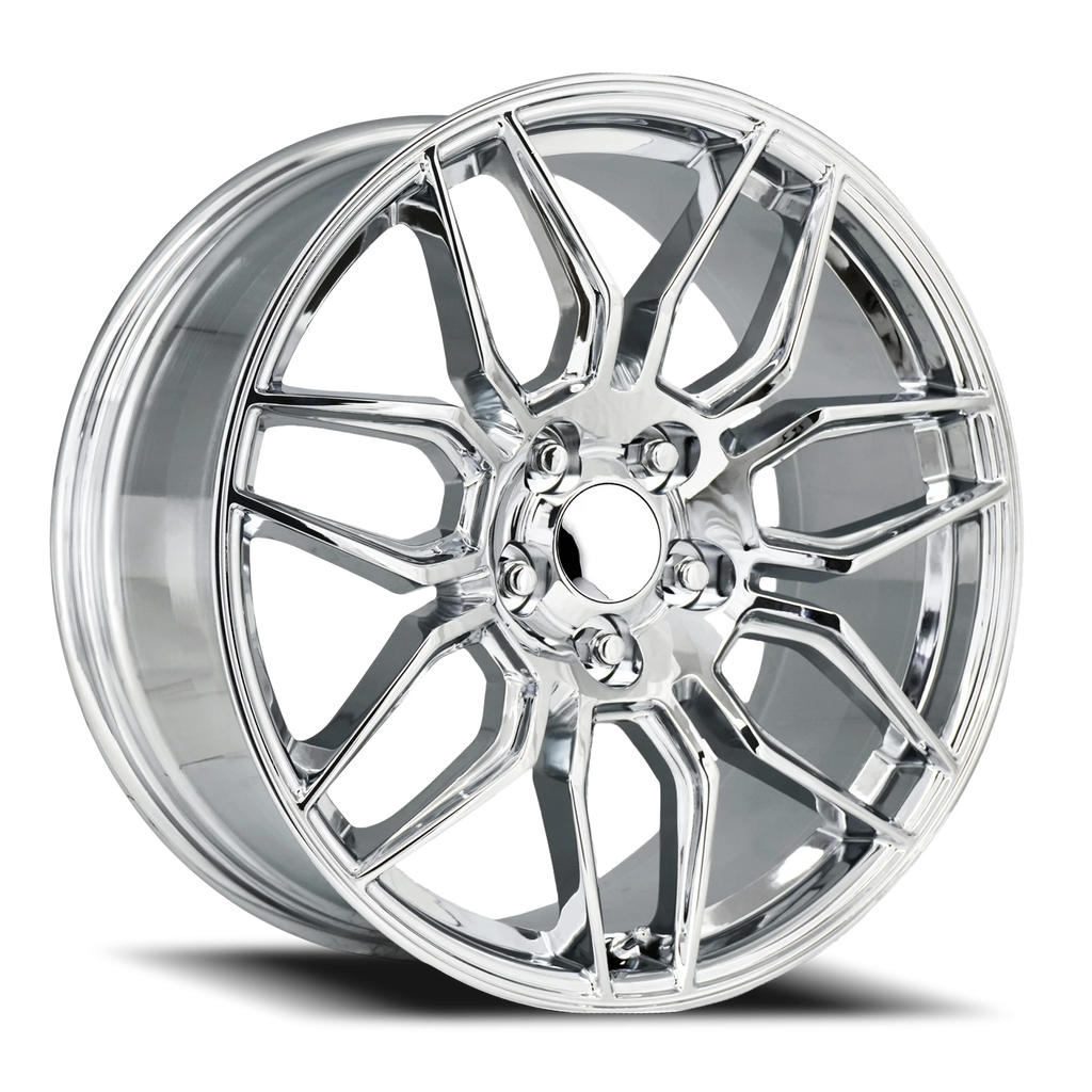 Factory Reproductions Factory Reproductions FR 401F C8 ZO6 Corvette CH 20x10 +79 5x120.65mm 66.9mm Chrome