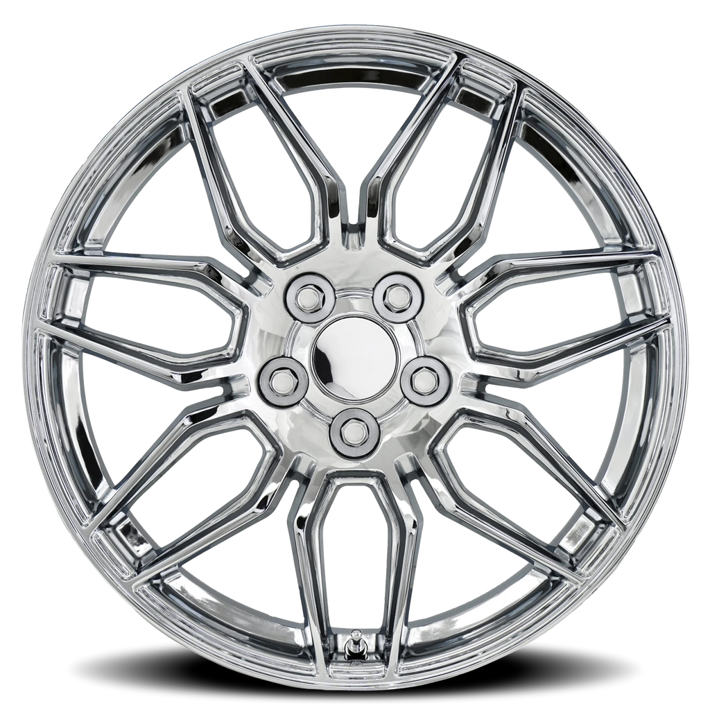 Factory Reproductions Factory Reproductions FR 401F C8 ZO6 Corvette CH 20x12 +59 5x120.65mm 66.9mm Chrome