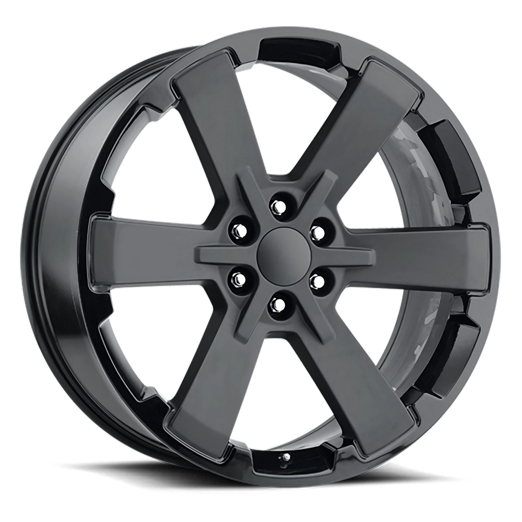 Factory Reproductions Factory Reproductions FR 45 GMC Dual Six Star Replica GBSB 24x10 +30 6x139.7mm 78.1mm Gloss