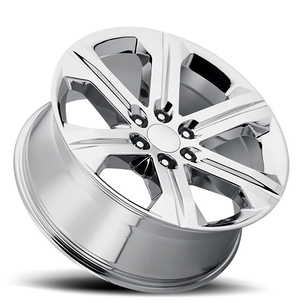 Factory Reproductions Factory Reproductions FR 47 2018 GMC Sierra Replica CH 24x10 +30 6x139.7mm 78.1mm Chrome