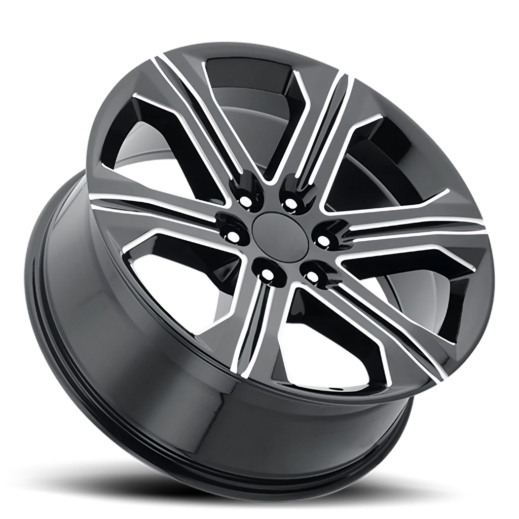 Factory Reproductions Factory Reproductions FR 47 2018 GMC Sierra Replica GB-M 24x10 +30 6x139.7mm 78.1mm Gloss