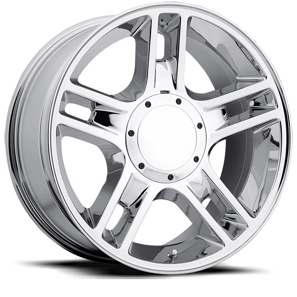 Factory Reproductions Factory Reproductions FR 51 2000 F-150 Harley Replica CH 22x9.5 +14 10x135/10x139.7mm 87mm Chrome