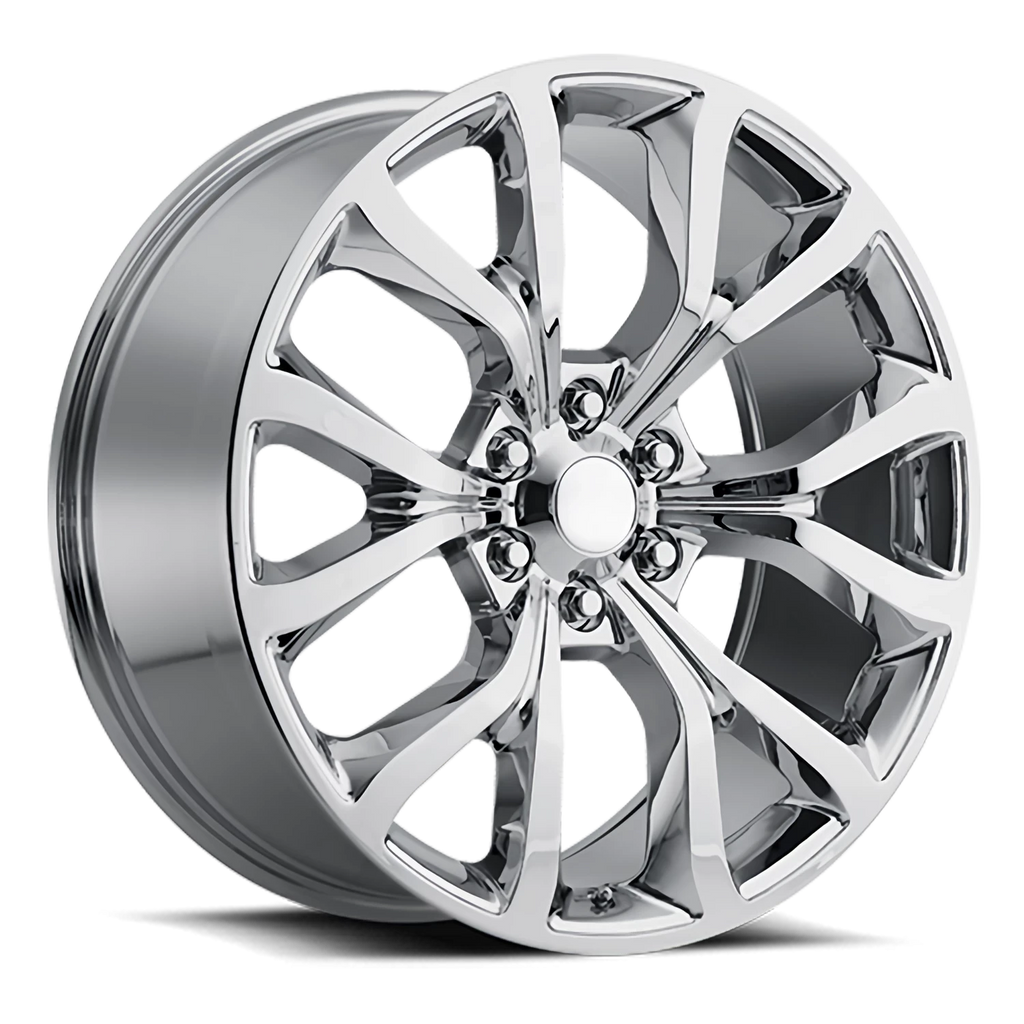 Factory Reproductions Factory Reproductions FR 52 Ford Expedition Platinum Replica CH 22x9.5 +44 6x135mm 87.1mm Chrome