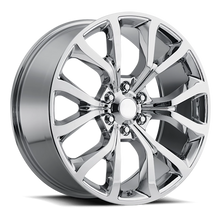 Load image into Gallery viewer, Factory Reproductions Factory Reproductions FR 52 Ford Expedition Platinum Replica CH 22x9.5 +44 6x135mm 87.1mm Chrome