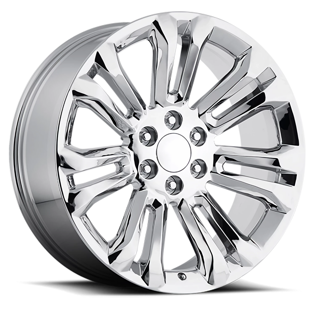 Factory Reproductions Factory Reproductions FR 55 GMC Split Spoke Replica CH 24x10 +31 6x139.7mm 78.1mm Chrome