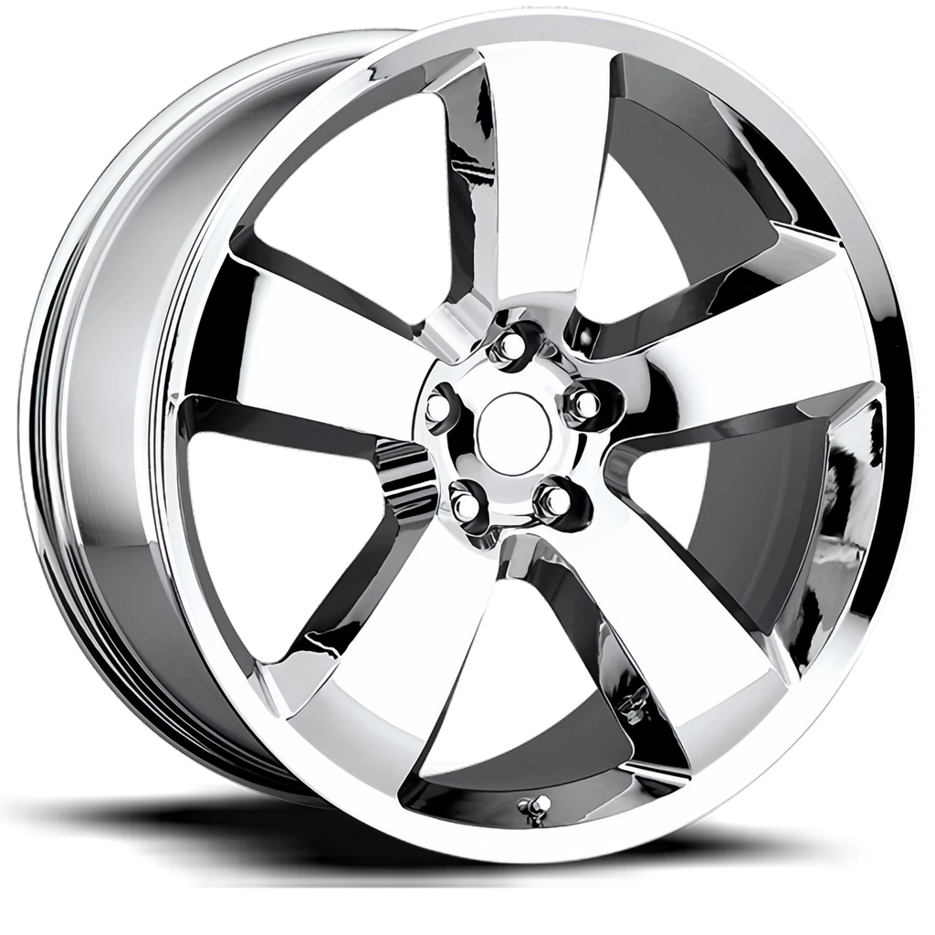 Factory Reproductions Factory Reproductions FR 61 Dodge Charger SRT8 Replica CH 20x9 +20 5x115mm 71.5mm Chrome
