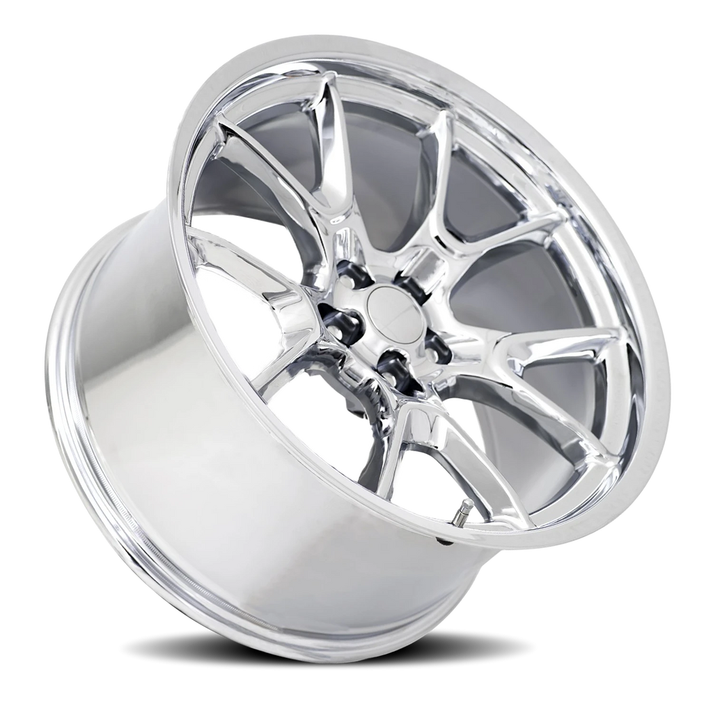 Factory Reproductions Factory Reproductions FR 66F Dodge Anniversary Flow Form Replica CH 20x11 -2.5 5x115mm 71.5mm Chrome