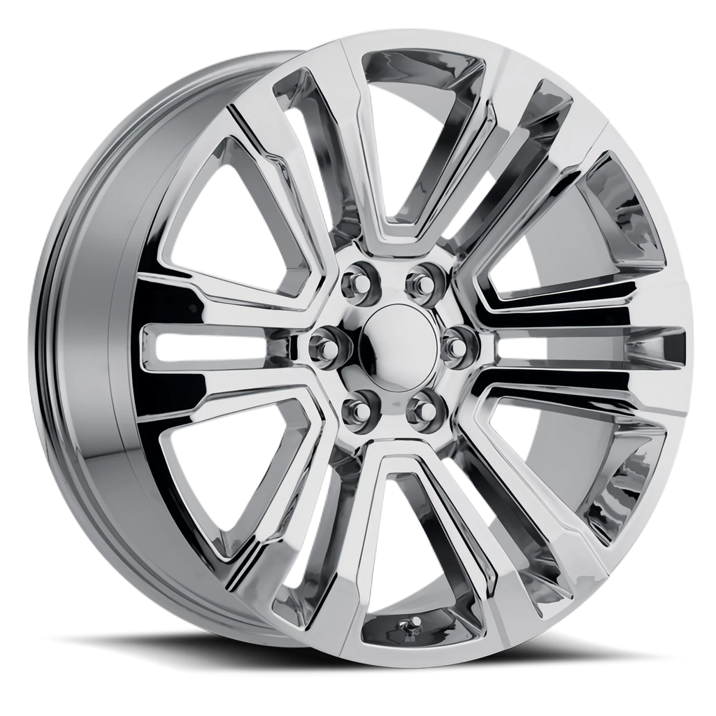Factory Reproductions Factory Reproductions FR 72 2017 GMC Denali Replica CH 24x10 +30 6x139.7mm 78.1mm Chrome