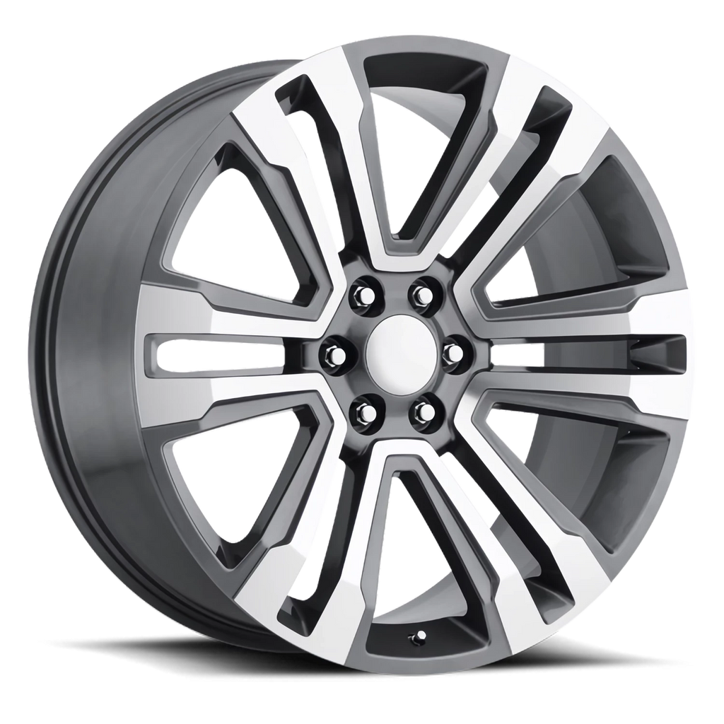 Factory Reproductions Factory Reproductions FR 72 2017 GMC Denali Replica GY 24x10 +30 6x139.7mm 78.1mm Gloss